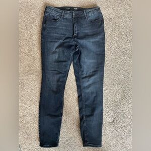 Old Navy dark denim rockstar jeans